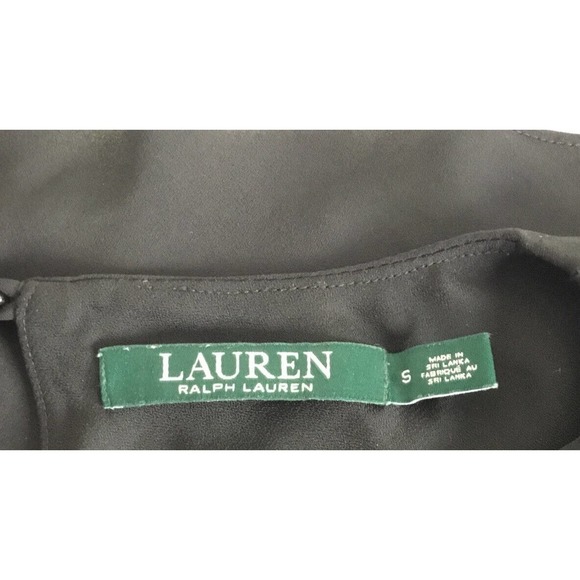 Ralph Lauren Black White Tank Top Shirt Blouse Size Small - Picture 4 of 9